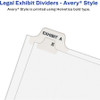 DISCONTINUED NOT FOR SALE ##!!DISCONTINUED NOT FOR SALE ##!!DISCONTINUED NOT FOR SALE ##!!DISCONTINUED NOT FOR SALE ##!!Avery&reg; Side Tab Individual Legal Dividers AVE82502