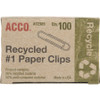 Acco Recycled Paper Clips ACC72365