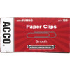 Acco Economy Jumbo Smooth Paper Clips ACC72580