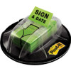 Post-it 1"W Sign/Date Flags in Desk Grip Dispenser