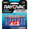 Rayovac Alkaline AAA Batteries 12/Pack