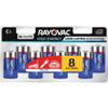 Rayovac Alkaline C Batteries 8/Pack