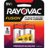 Rayovac Fusion Advanced Alkaline 9V Batteries