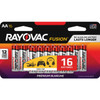 Rayovac Fusion Advanced Alkaline AA Batteries 16/Pack