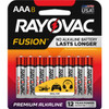 Rayovac Fusion Alkaline AAA Batteries 8/Pack