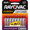 Rayovac Fusion Alkaline AAA Batteries 30/Per Carton