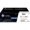 HP 202X (CF500XM) Toner Cartridge - Cyan, Magenta, Yellow