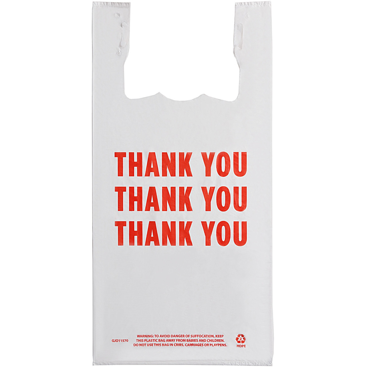 Genuine Joe THANK YOU Plastic Bags 11570 - Miguel's Copier