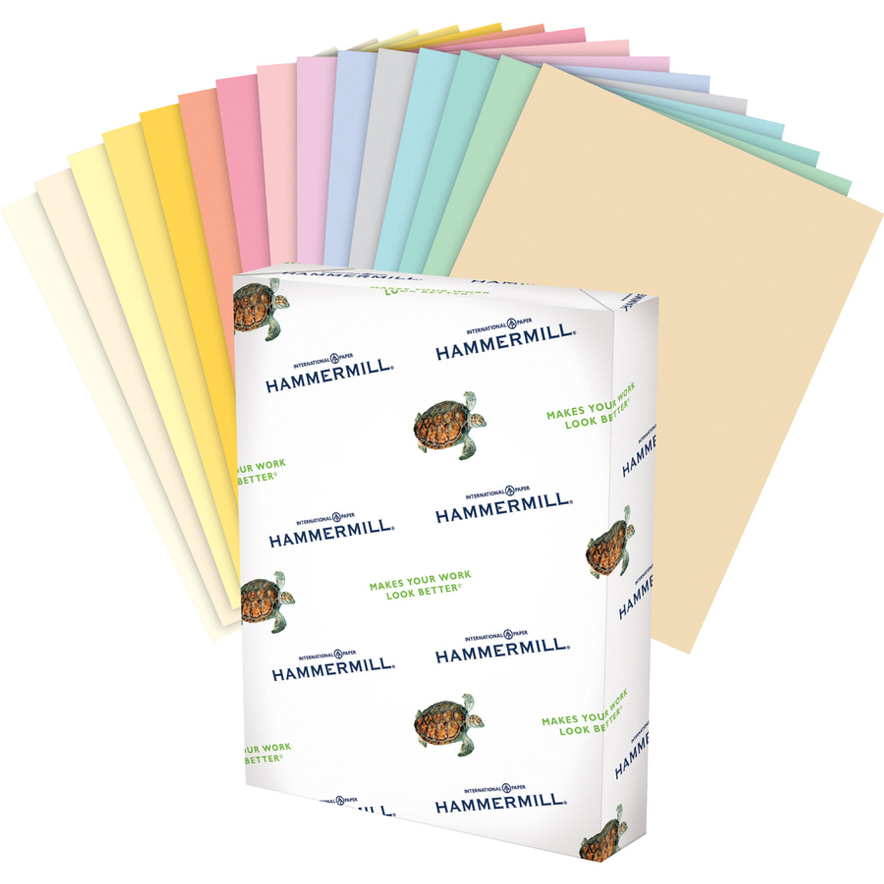 Hammermill Paper for Copy 8.5x11 Laser, Inkjet Colored Paper - Blue -  Recycled - 30% Recycled Content - HAM103309 
