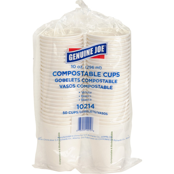 Genuine Joe Eco-friendly Paper Cups 10214CT