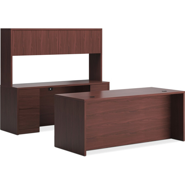 HON 10500 Series Right Single Pedestal Desk - 2-Drawer 10585RNN