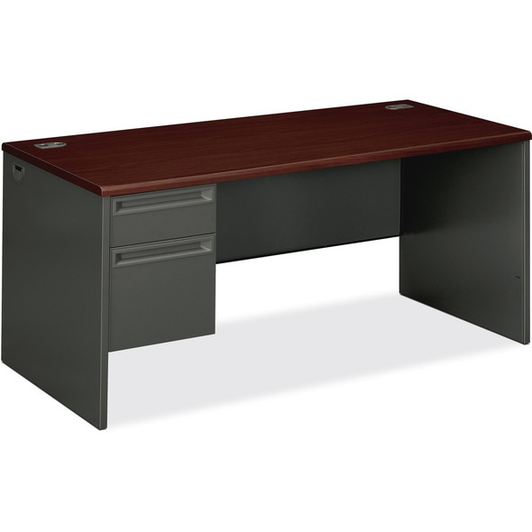 HON 38000 Series Left Pedestal Desk 66"W - 2-Drawer 38292LNS