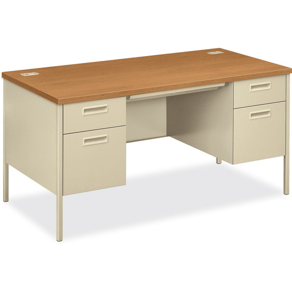 HON Metro Classic Double Pedestal Desk - 4-Drawer P3262CL