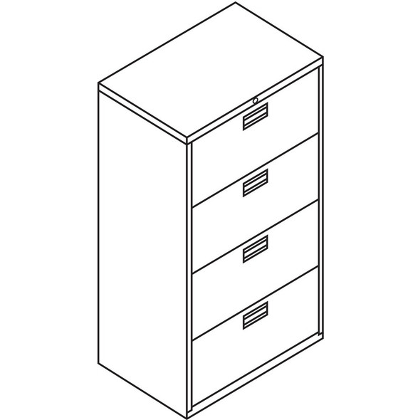 HON Brigade 600 Series 4-Drawer Lateral 674LP