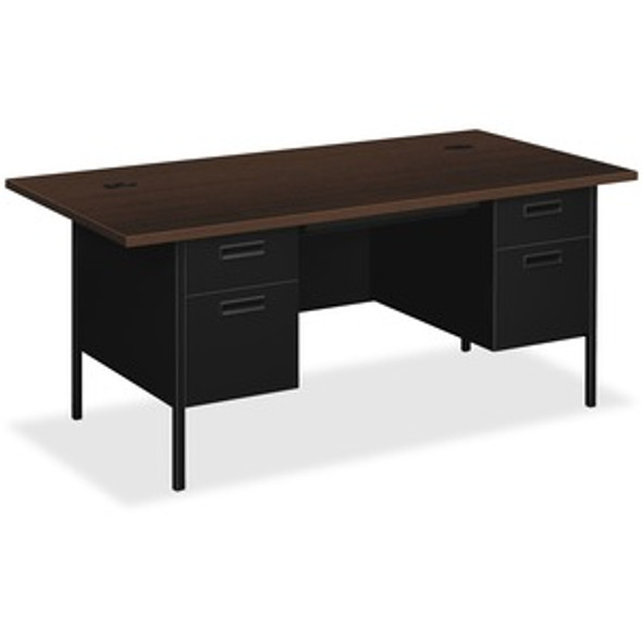 HON Metro Classic Double Pedestal Desk - 4-Drawer P3276MOP