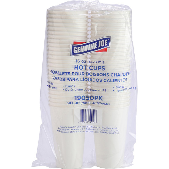 Genuine Joe Disposable Hot Cup 19050CT