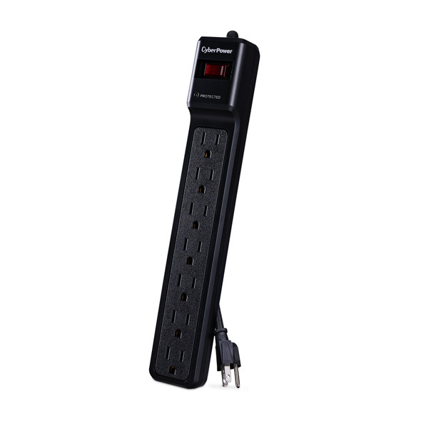 CyberPower CSB706 Essential 7 - Outlet Surge Protector with 1500 J Surge Suppression