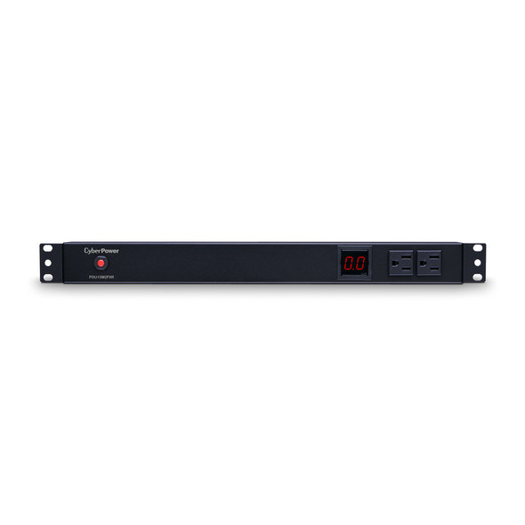 CyberPower PDU15M2F8R Single Phase 100 - 125 VAC 15A Metered PDU