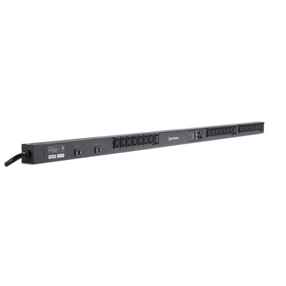 CyberPower PDU81105 Single Phase 200 - 240 VAC 30A Switched Metered-by-Outlet PDU