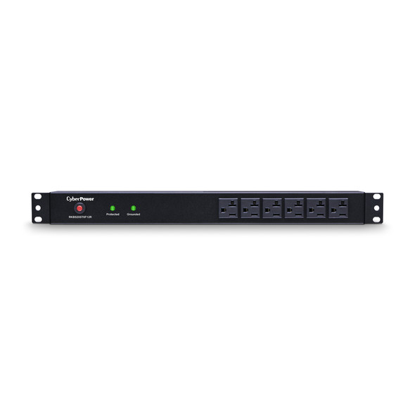 CyberPower RKBS20ST6F12R Rackbar 18 - Outlet Surge Protector with 1800 J Surge Suppression