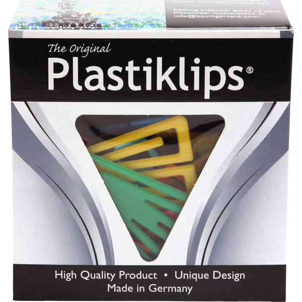 Baumgartens Assorted Colors Plastiklips - X-Large - 50/Box