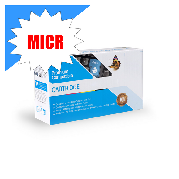 Compatible with HP CE255X Remanufactured MICR Toner- Black