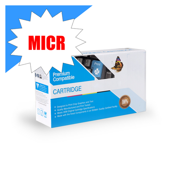 Compatible with HP CE285A Remanufactured MICR Toner- Black