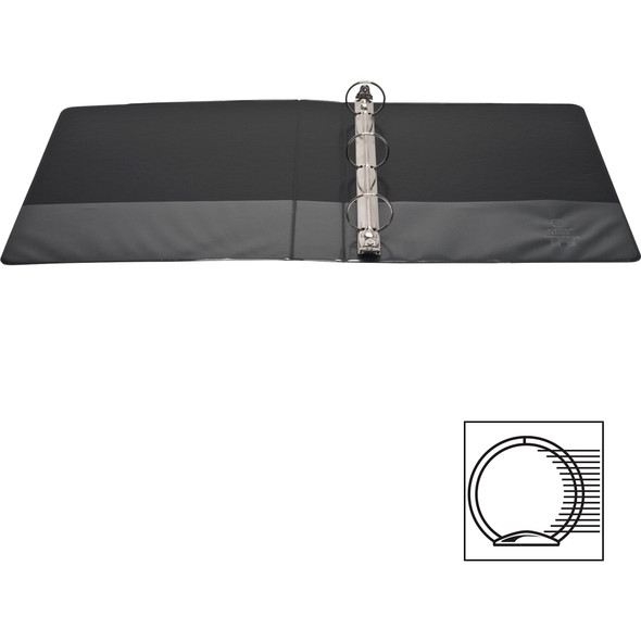 Business Source Round Ring View Binder, Black, 4/pack, Letter Size, 1.5" Business Source Round Ring View Binder, Black, 4/pack, Letter Size, 1.5"