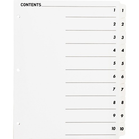 Business Source Table of Content Quick Index Dividers BSN05854