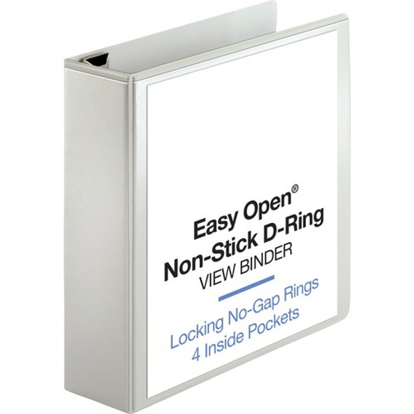 Business Source Locking D-Ring View Binder BSN26961