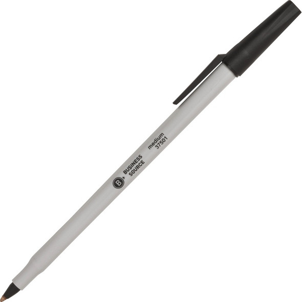 Business Source Medium Point Ballpoint Stick Pens BSN37501