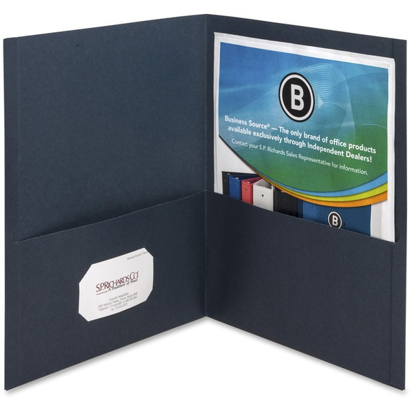 Business Source Letter Recycled Pocket Folder BSN78492