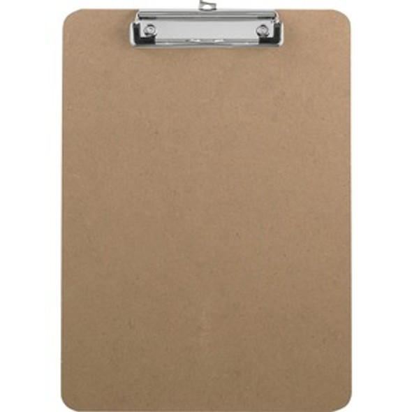 Business Source Flat Clip Hardboard Clipboard BSN16508