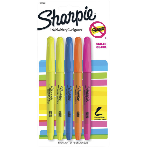 Sharpie Accent Smear Guard Highlighter SAN1908101