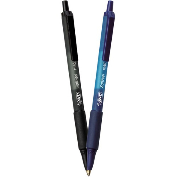 BIC SoftFeel Retractable Ball Pens BICSCSM361AST