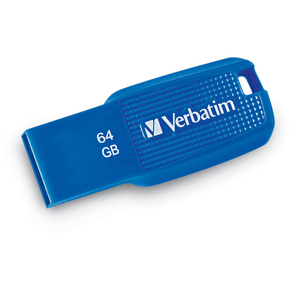 Verbatim 64GB Ergo USB 3.0 Flash Drive - Blue VER70879