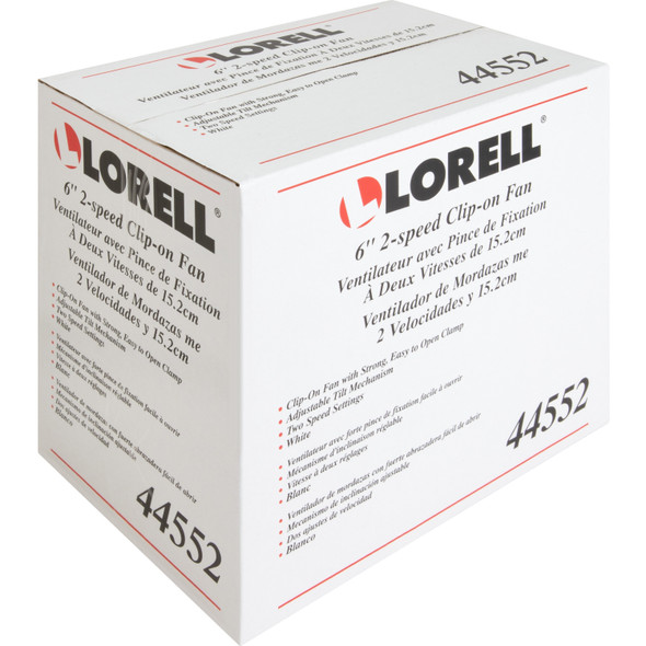 Lorell Clip and Table Fan LLR44552