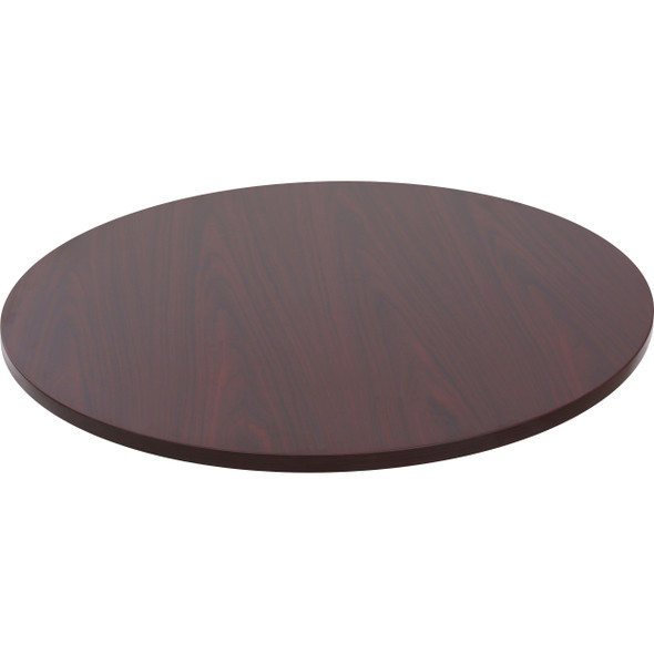 Lorell Woodstain Hospitality Round Tabletop LLR59658