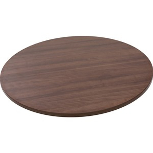 Lorell Woodstain Hospitality Round Tabletop LLR59659
