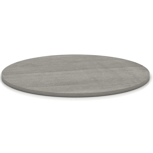 Lorell Weathered Charcoal Round Conference Table LLR69587