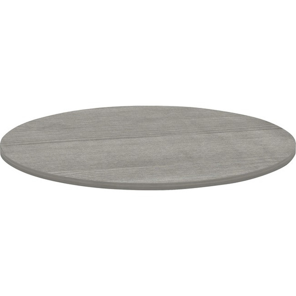 Lorell Weathered Charcoal Round Conference Table LLR69588