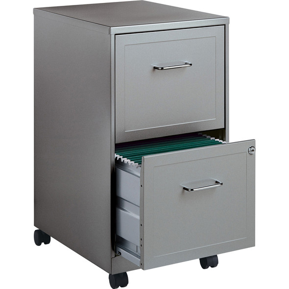 Lorell SOHO 18" 2-Drawer Mobile File Cabinet LLR16873