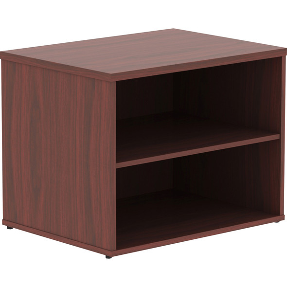 Lorell Relevance Series Mahogany Laminate Office Furniture Credenza LLR16214