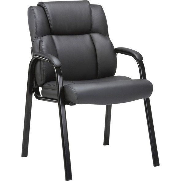 Lorell Bonded Leather High-back Guest Chair LLR67002