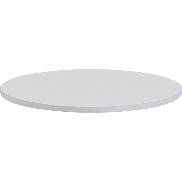 Lorell Round Invent Tabletop - Light Gray LLR62575