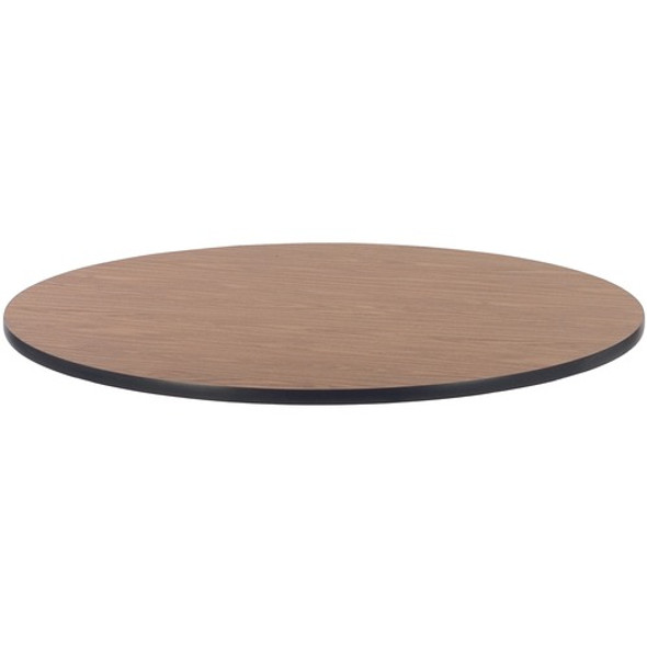 Lorell Medium Oak Laminate Round Activity Tabletop LLR99897