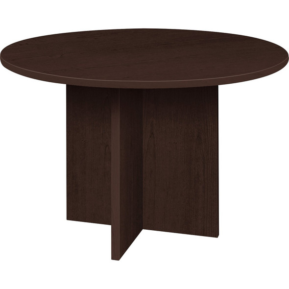 Lorell Prominence Round Laminate Conference Table LLRPT42RES