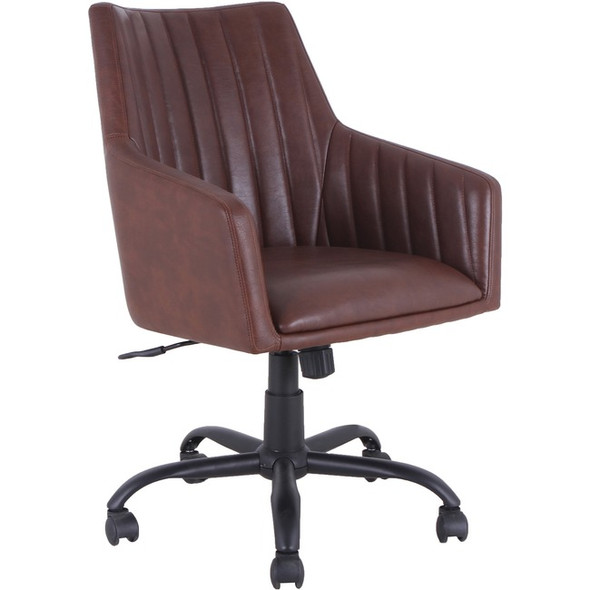 Lorell Leather Back Stitch Chair LLR68573