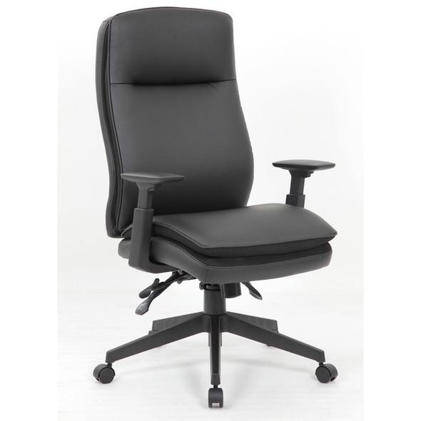 Lorell Premium Vinyl High-back Executive Chair LLR03206