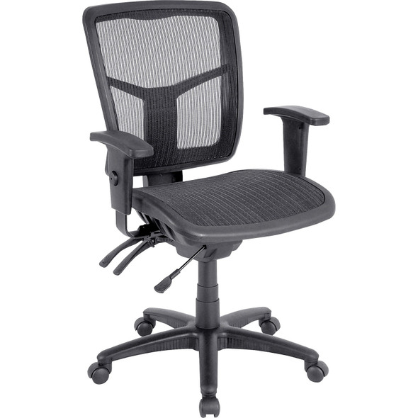 Lorell Mid-Back Swivel Mesh Chair LLR86904